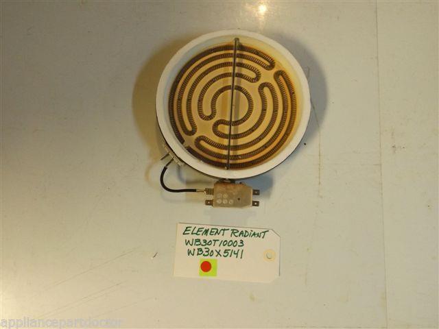 GE Stove WB30X5141 WB30T10003 Element Radiant (1400w) used part GE Stove WB30X5141 WB30T10003 Element Radiant (1400w) used part